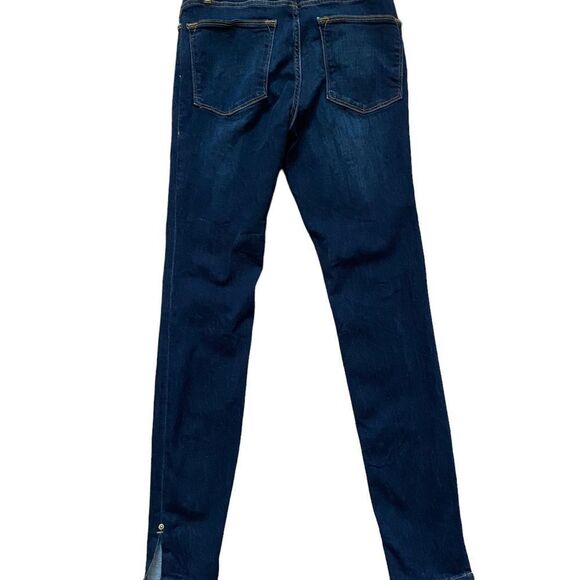 Frame Denim Le High Skinny Jeans Samira Dark Wash Super Stretch Ladies US Sz 26 - Picture 7 of 8